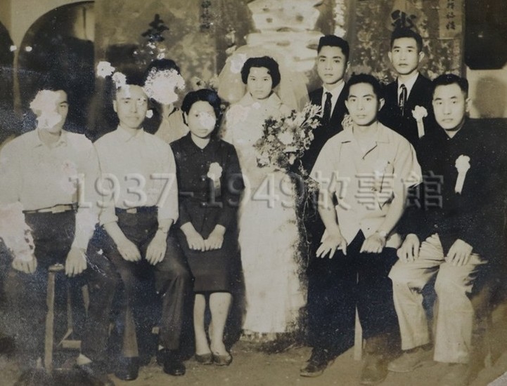 圖七　孫國喜和巫立妹在桃園結婚（民國49年）。